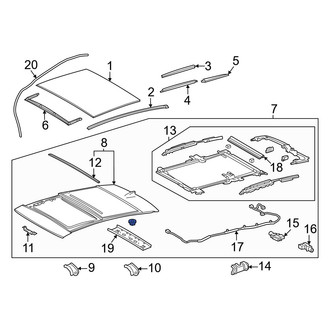 Toyota OE - Sunroof Assembly