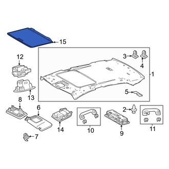 Toyota OE - Sunroof Cover