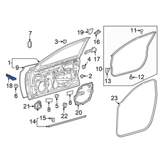 Toyota OE - Front Left Door Interior Trim Panel Insulator
