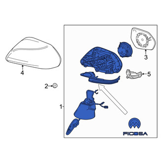 Toyota OE - Front Right Door Mirror