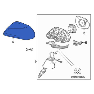 Toyota OE - Front Left Door Mirror Cover