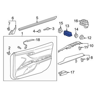 Toyota OE - Front Left Door Window Lock-Out Switch