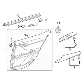 Toyota OE - Rear Door - Interior Trim