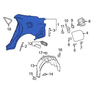 TOYA様　オーダー専用ページ Toyota OE 61602AQ020 - Rear Left Quarter Panel