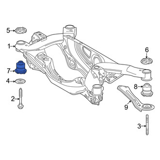 Toyota OE - Front Left Rearward Suspension Crossmember Insulator