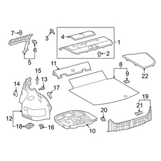 Toyota OE - Rear Body & Floor - Interior Trim