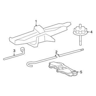 Toyota OE - Rear Body & Floor - Jack & Components