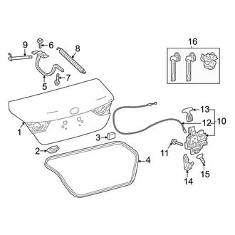 Toyota OE - Trunk Lid - Lid & Components