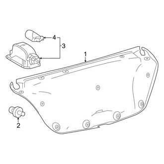 Toyota OE - Trunk Lid - Interior Trim