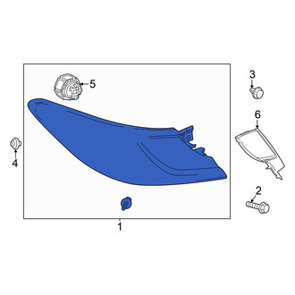 Toyota OE - Rear Left Tail Light Assembly
