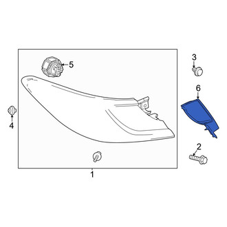 Toyota OE - Rear Right Tail Light Cover