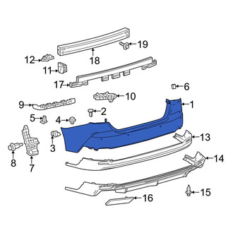 Toyota OE - Front Lower Bumper Cover