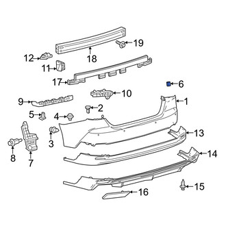 Toyota OE - Bumper Cover Insulator