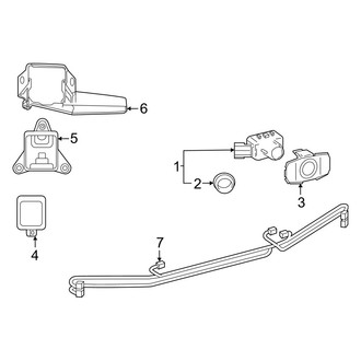 Toyota OE - Rear Bumper - Electrical Components