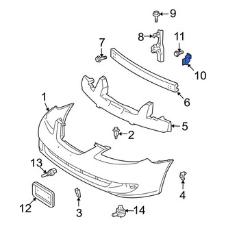 Toyota OE - Front Left Bumper Cover Bracket