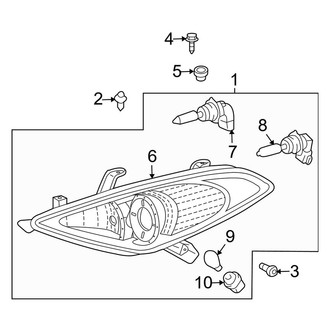 Toyota OE - Front Lamps - Combination Lamps