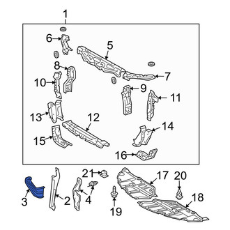 Toyota OE - Radiator Support Panel Brace