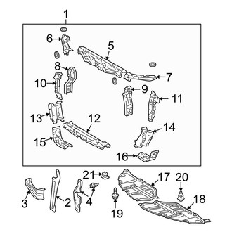 Toyota OE - Radiator Support