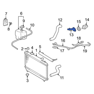 Toyota OE - Engine Coolant Thermostat Housing