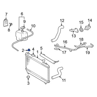 Toyota OE - Upper Radiator Insulator