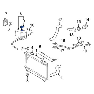 Toyota OE - Engine Coolant Reservoir Cap