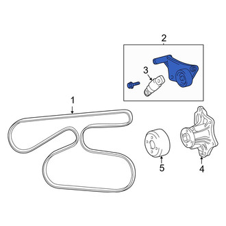Toyota OE - Accessory Drive Belt Tensioner Assembly
