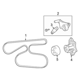 Toyota OE - Cooling - Belts & Pulleys (2.4L)