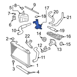 Toyota OE - Engine Coolant Outlet Flange