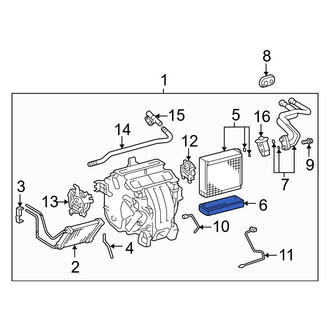 Toyota OE - Lower HVAC Unit Case Cover