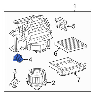 Toyota OE - HVAC Blower Motor Resistor