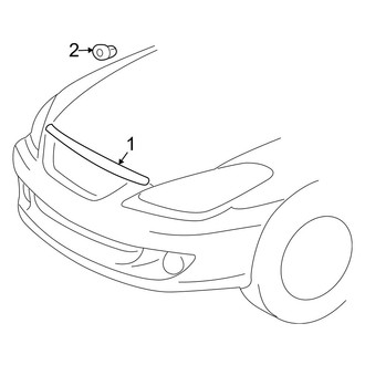 Toyota OE - Hood - Exterior Trim