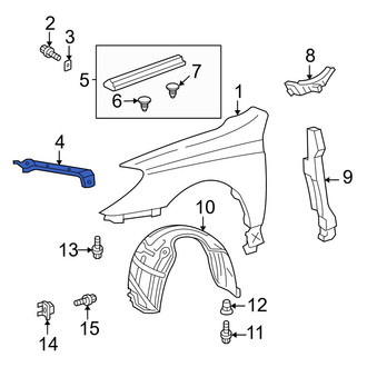 Toyota OE - Left Fender Brace