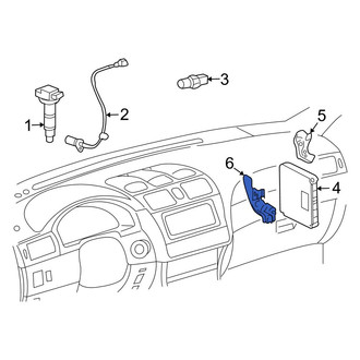 Toyota OE - Lower Engine Control Module (ECM) Bracket
