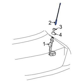 Toyota OE - Radio Antenna Mast