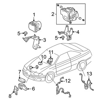 Toyota OE - Electrical - ABS Components