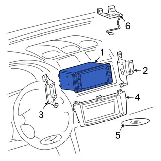 Toyota OE - GPS Navigation Control Module