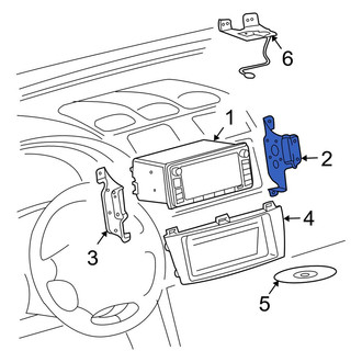 Toyota OE - Right GPS Navigation System Bracket