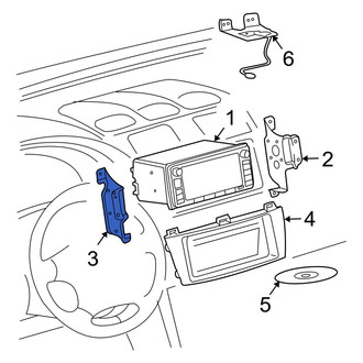 Toyota OE - Left GPS Navigation System Bracket