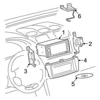 Toyota OE - Electrical - Navigation System Components