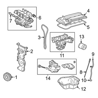 Toyota OE - Engine / Transaxle - Engine Parts (2.4L)