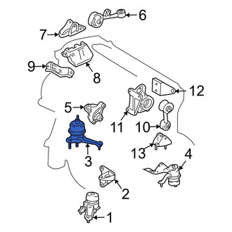 Toyota OE - Right Engine Mount