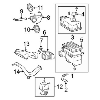 Toyota OE - Engine / Transaxle - Air Intake (3.3L)