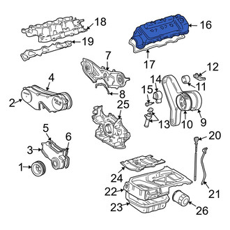 Toyota OE - Right Engine Valve Cover