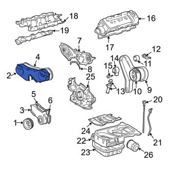 Toyota OE - Lower Engine Timing Cover