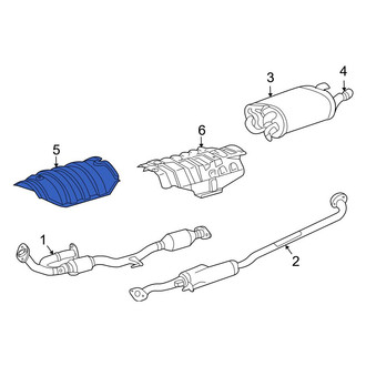 Toyota OE - Front Floor Pan Heat Shield
