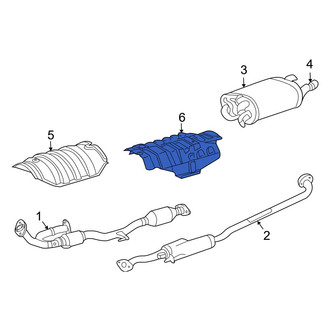 Toyota OE - Rear Floor Pan Heat Shield