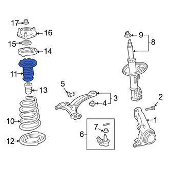Toyota OE - Front Suspension Strut Bellows
