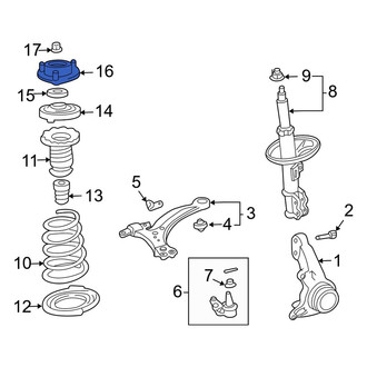 Toyota OE - Front Suspension Strut Mount