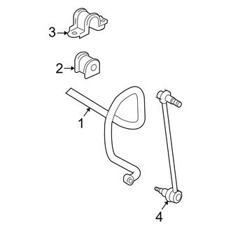 Toyota OE - Front Suspension - Stabilizer Bar & Components