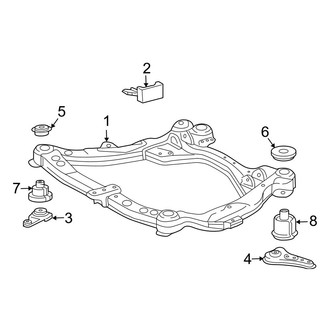 Toyota OE - Front Suspension - Suspension Mounting